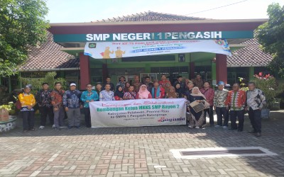 Kunjungan MKKS SMP Rayon II Kabupaten Pelalawan, Provinsi Riau